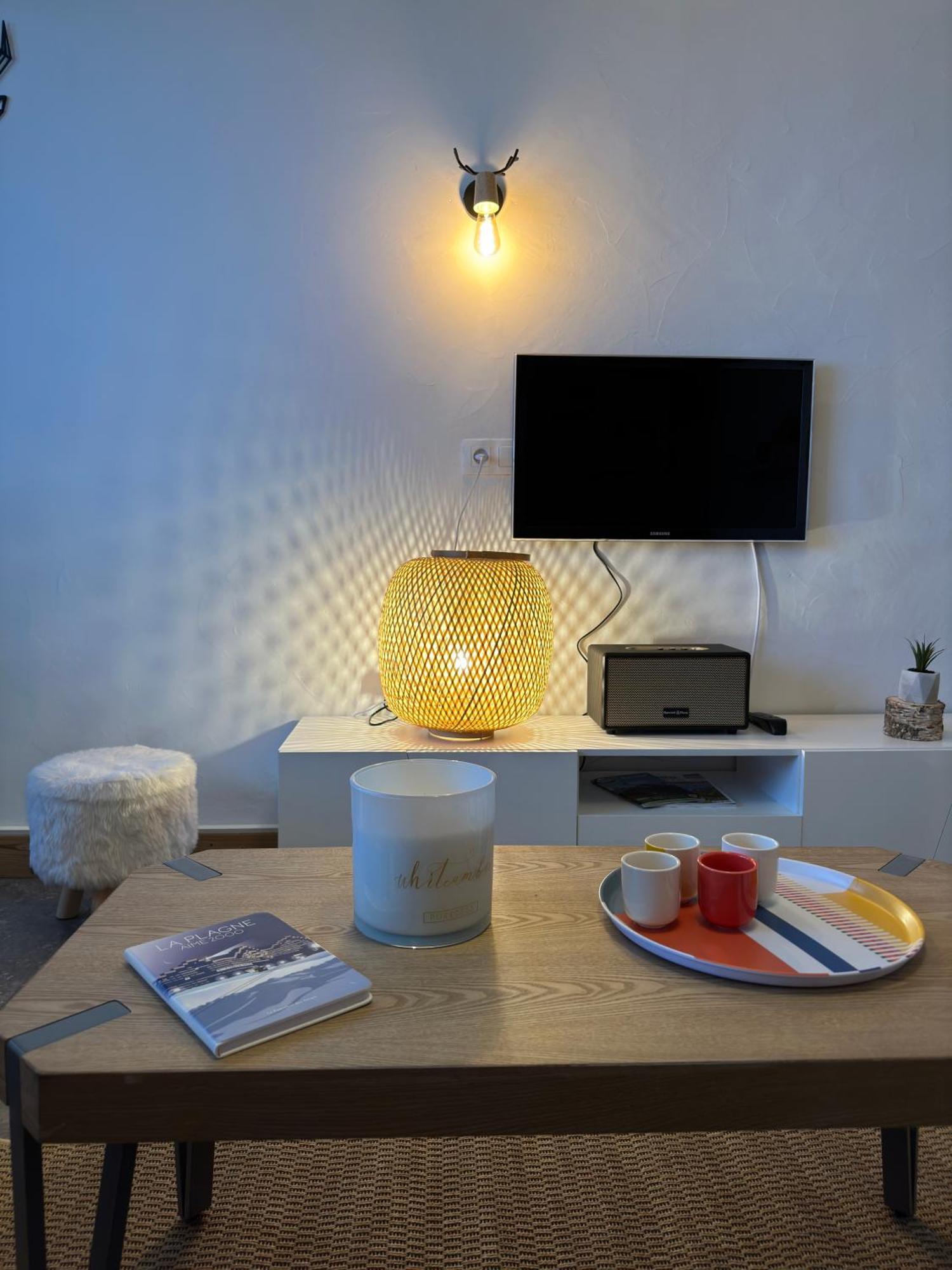 Paquebot Des Neiges - Appartement 4 Personnes - Vue Mont Blanc La Plagne Exterior foto